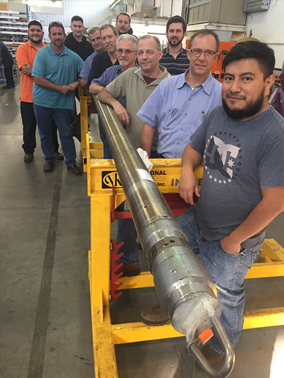 NKW Team Delivers Deep Water Offshore Wireline Flask